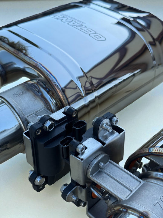 Electronic Valved Muffler – 2.5" & 3" | Octane Exhaust Systems