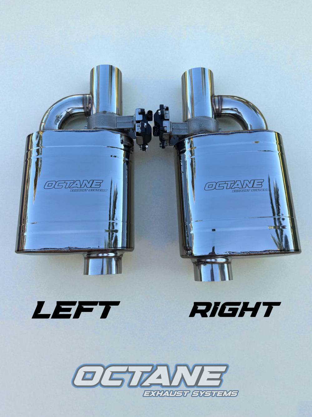 Electronic Valved Muffler – 2.5" & 3" | Octane Exhaust Systems