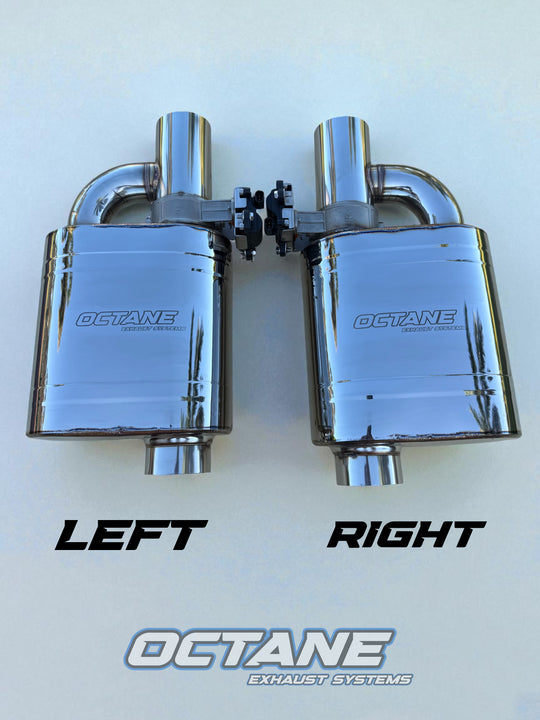 Electronic Valved Muffler – 2.5" & 3" | Octane Exhaust Systems