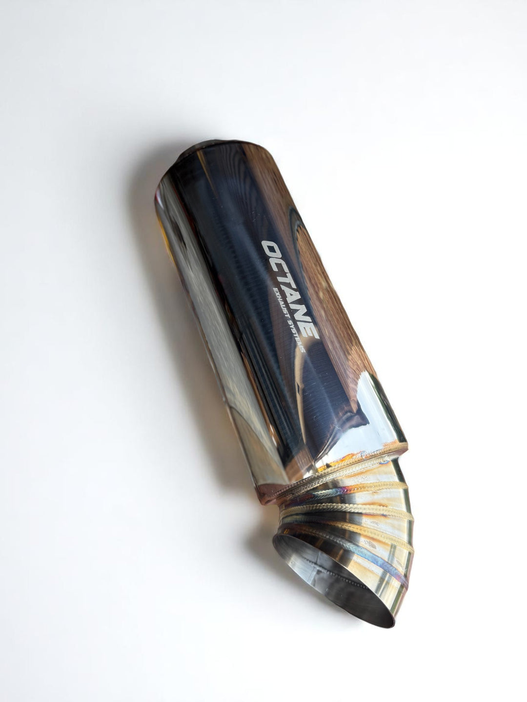 Lobster Dump Tip Canon Muffler | 3.5” & 4” Outlet Options | Octane Exhaust Systems