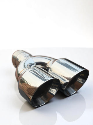 Twin Rolled Exhaust Tips – 304 Stainless Steel