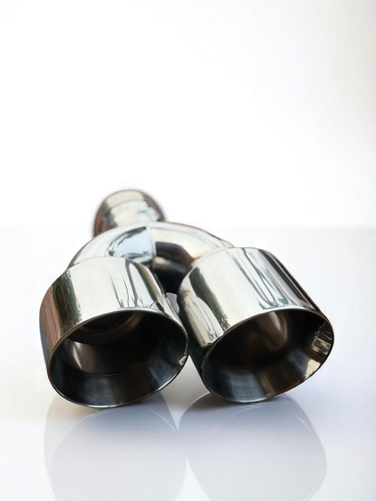 Twin Rolled Exhaust Tips – 304 Stainless Steel