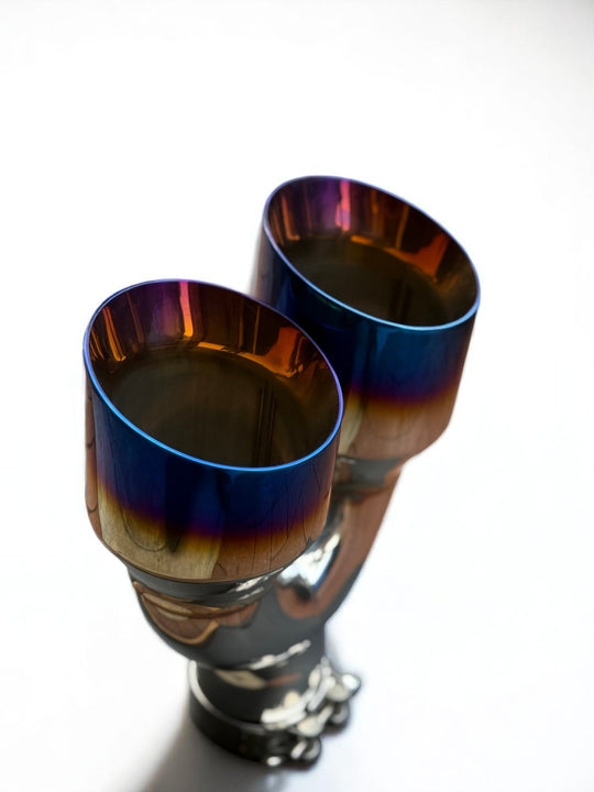 Twin Rolled Exhaust Tips – 304 Stainless Steel